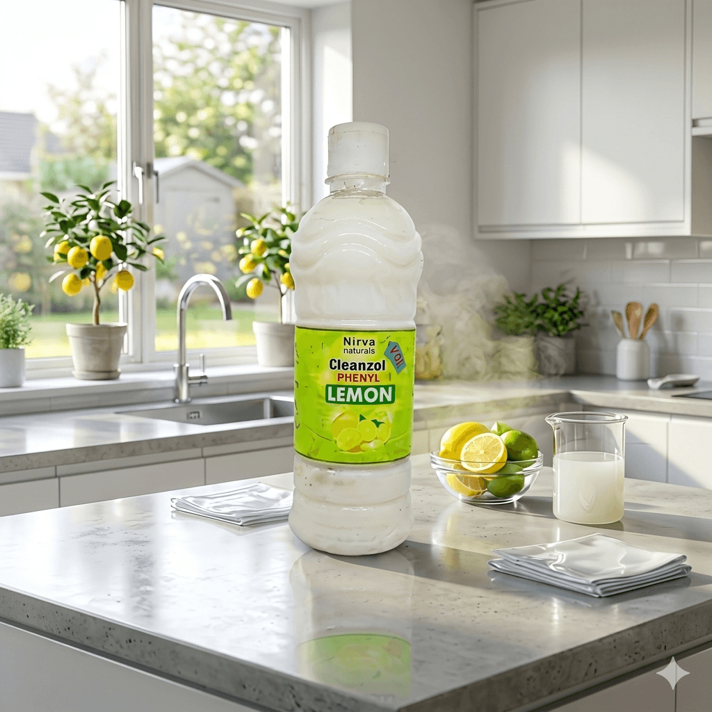 Nirva White Phenyl Lemon  1000ml