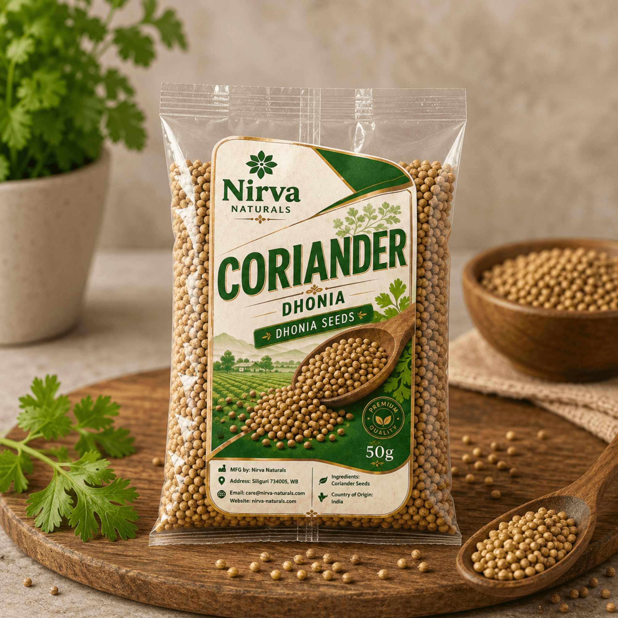 Nirva Whole Coriander 50gm